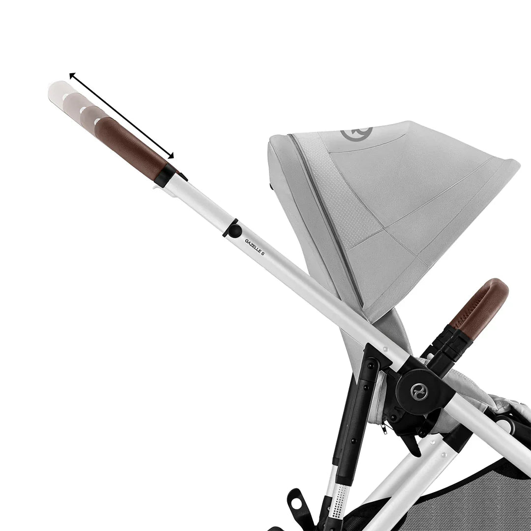 Cybex Gazelle S Twin Pushchair- Lava Grey