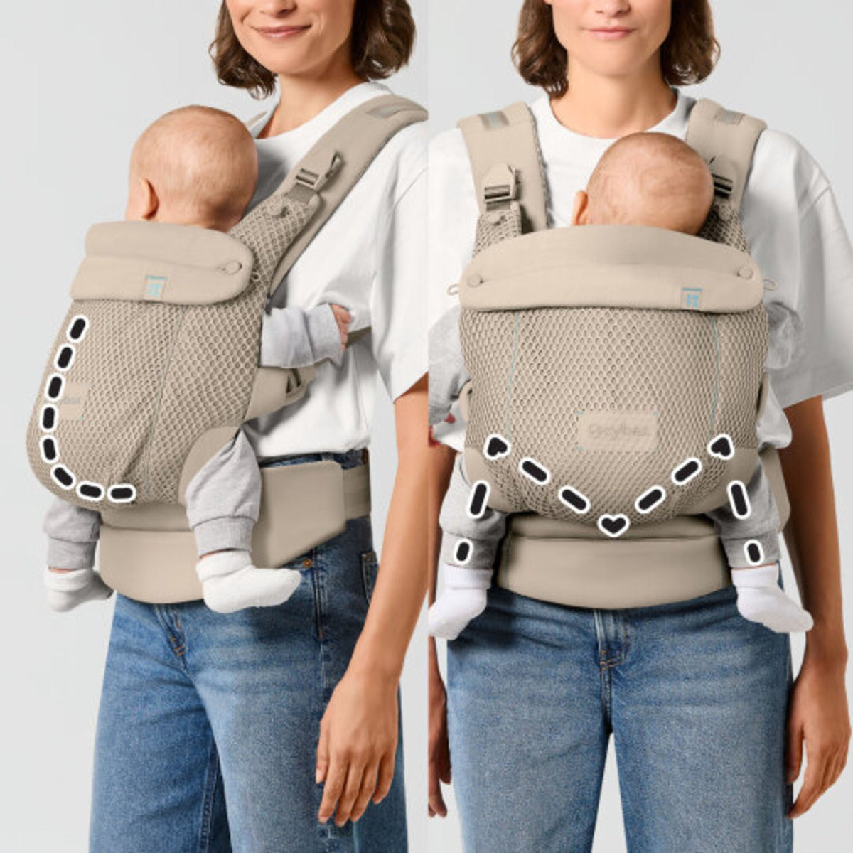 Cybex Amya Carrier - Fog Grey