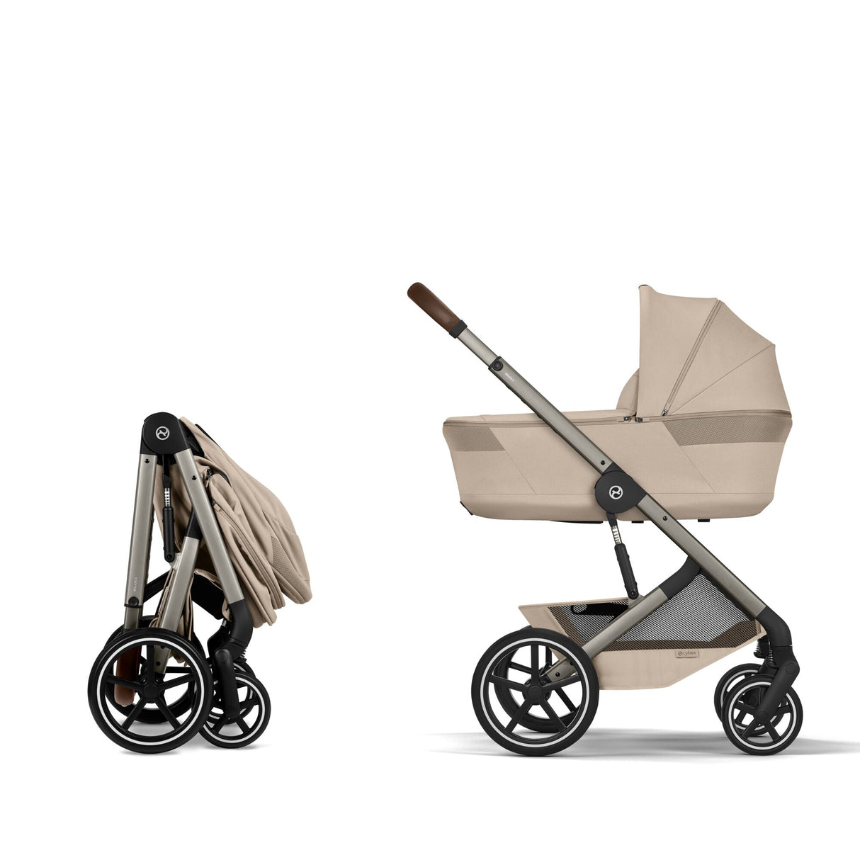 Cybex Balios + Fold Cot Accessory Bundle - Almond Beige