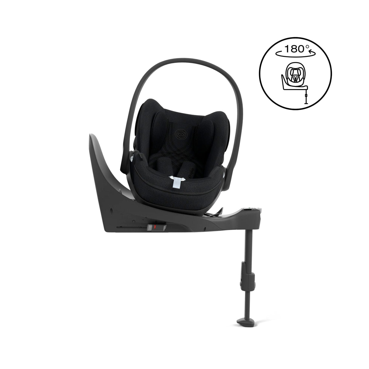 Cybex PRIAM Fold Cot Travel System Bundle - Comfort Sepia Black & Rose Gold Frame
