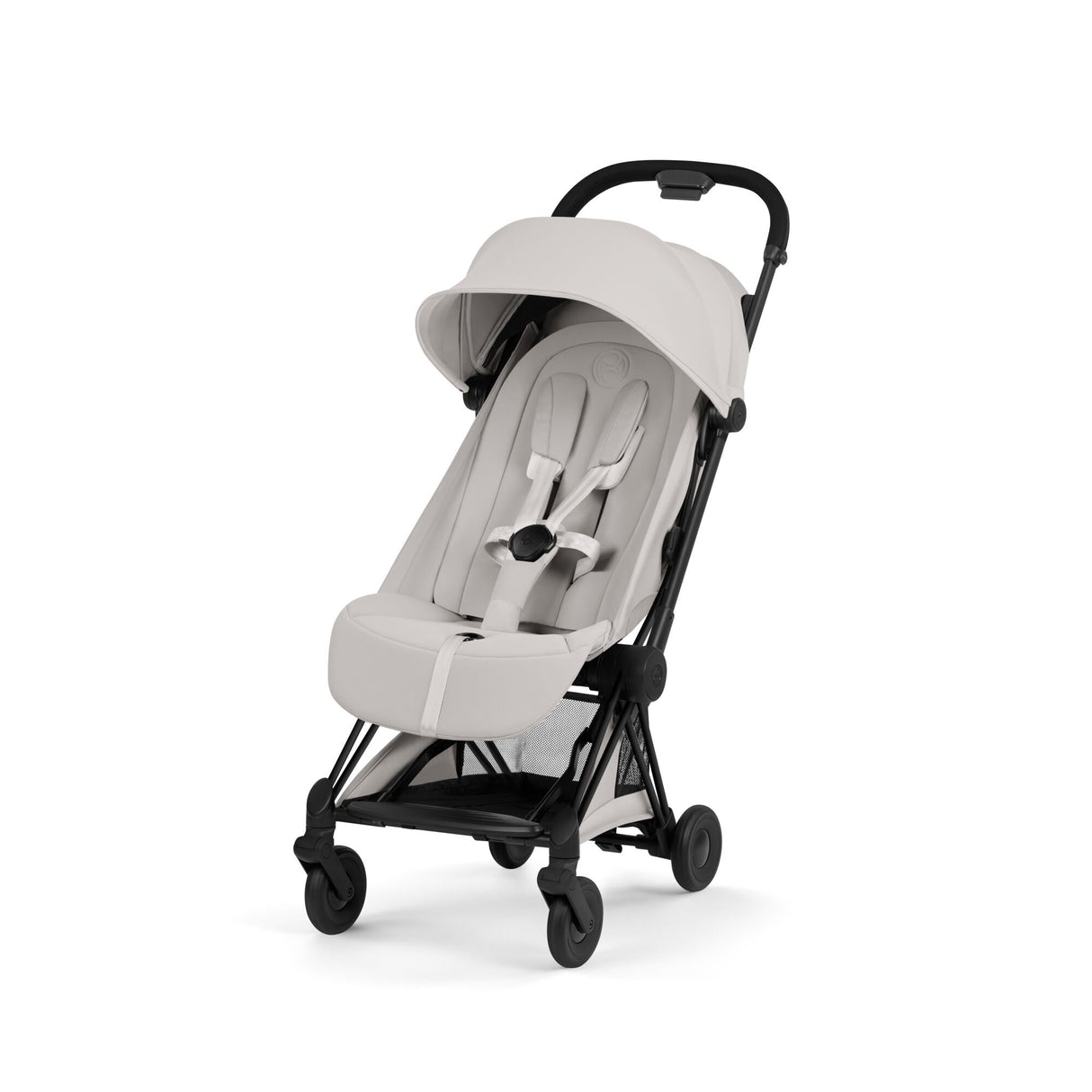 Cybex Coya Fold Cot Travel System Bundle - Style City Grey with Matt Black Frame
