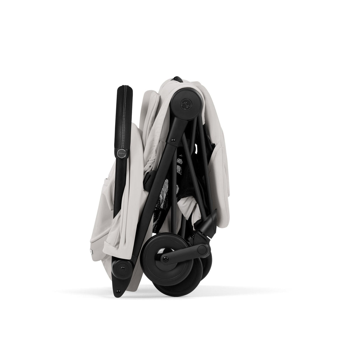 Cybex Coya Fold Cot Travel System Bundle - Style City Grey with Matt Black Frame