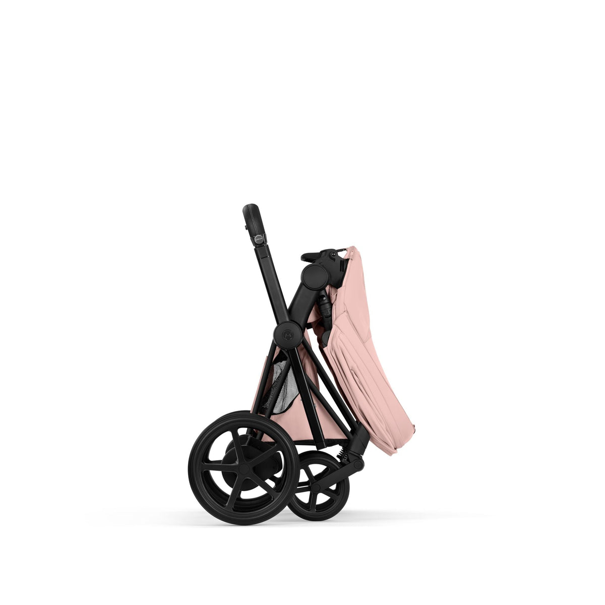 Cybex ePriam Style Pushchair - Peach Pink with Matt Black Frame