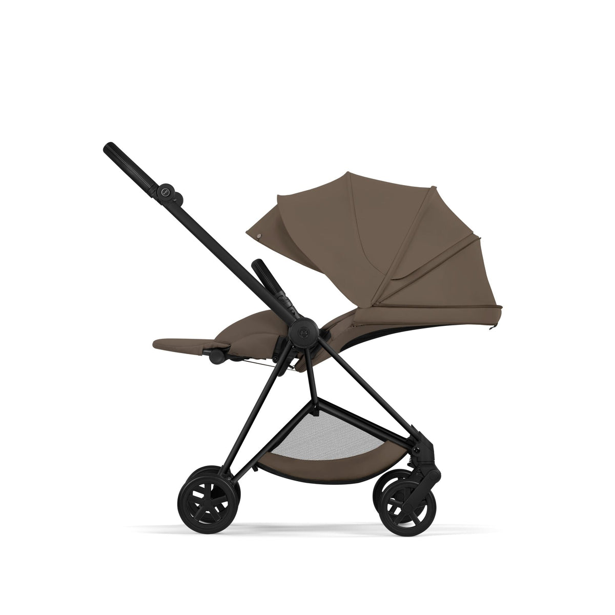 Cybex MIOS Comfort Set (Pushchair & Carrycot) - Coconut Brown with Matt Black Frame