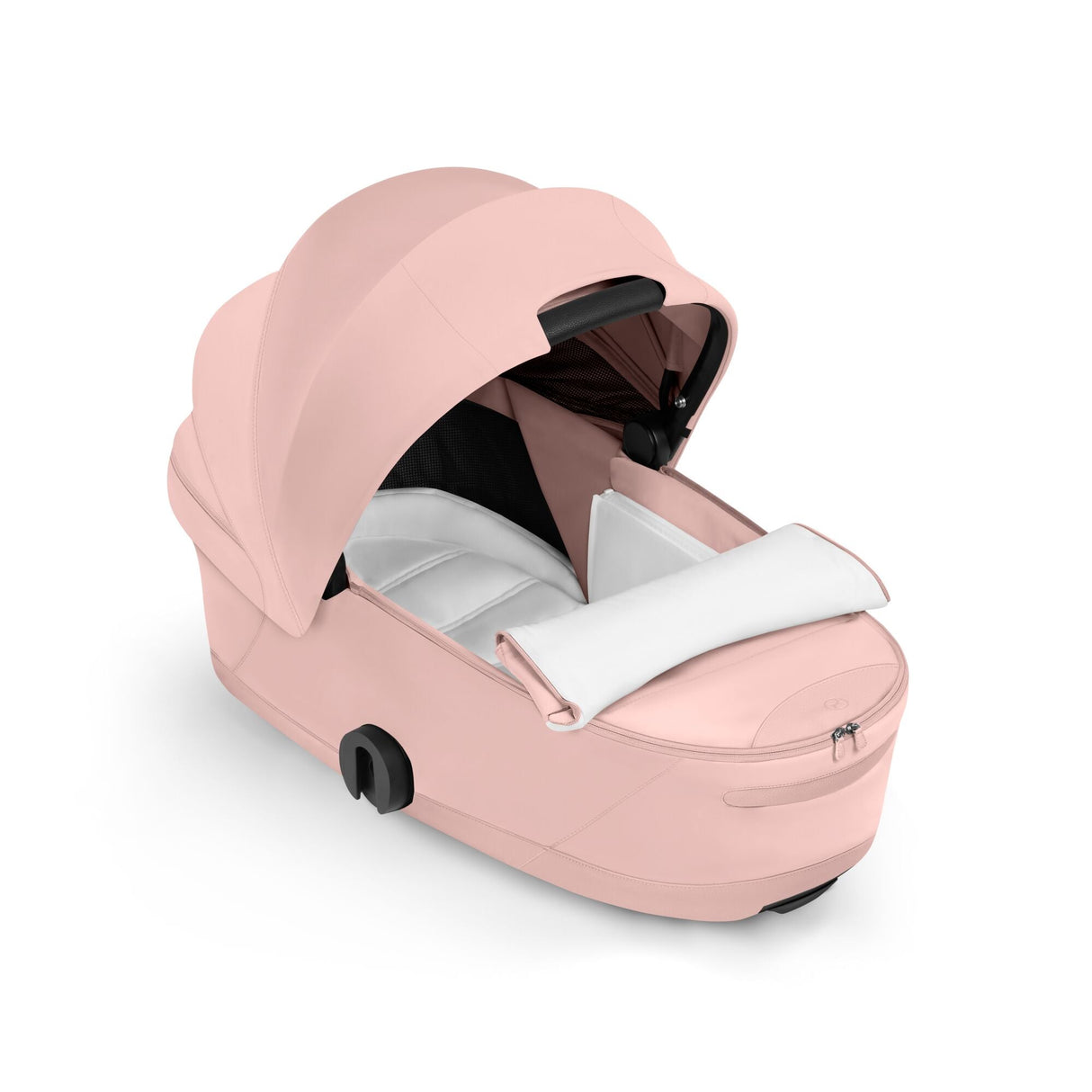 Cybex Mios Fold Cot Travel System Bundle - Style Peach Pink & Rose Gold Frame