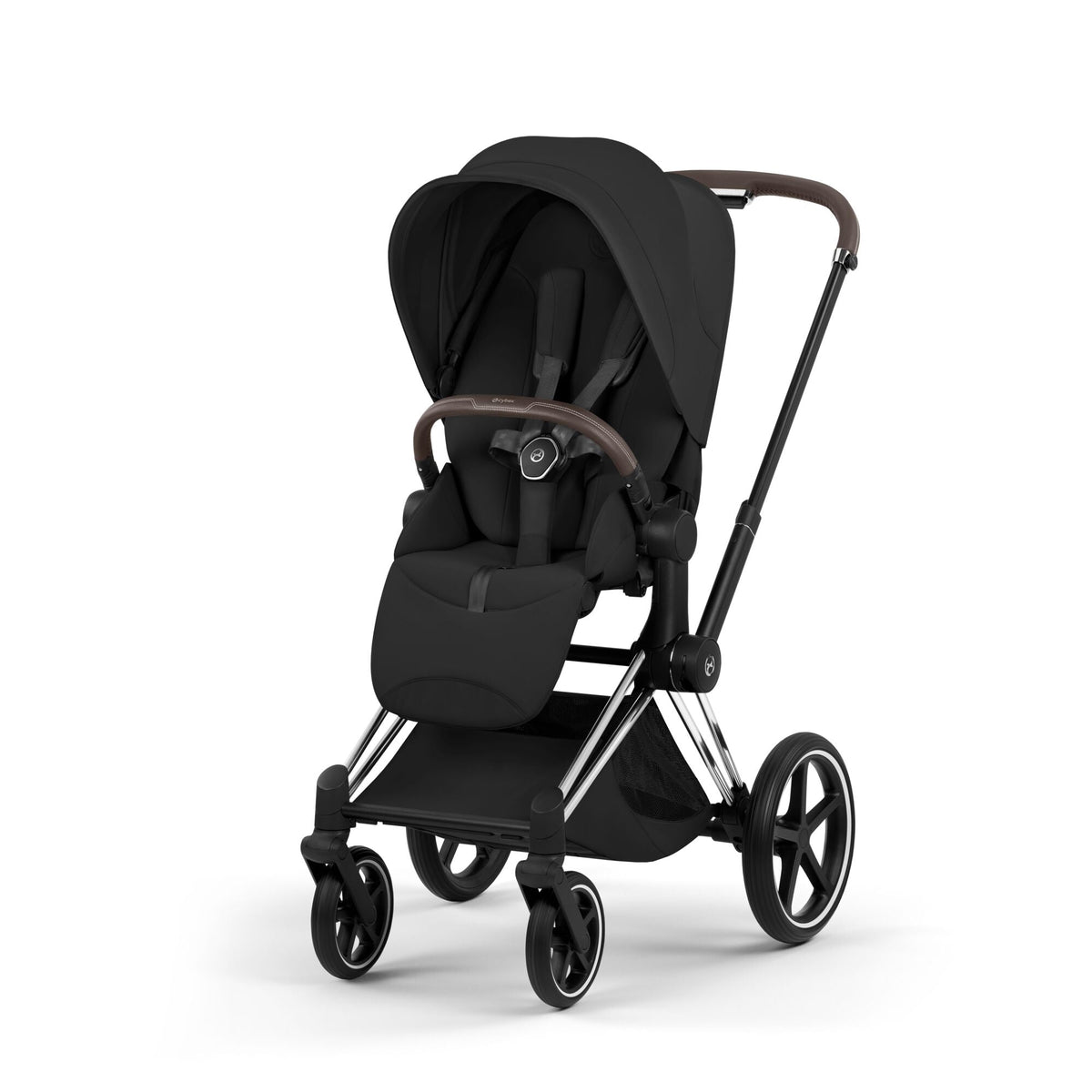 Cybex Priam Style Pushchair - Sepia Black with Chrome Brown Frame