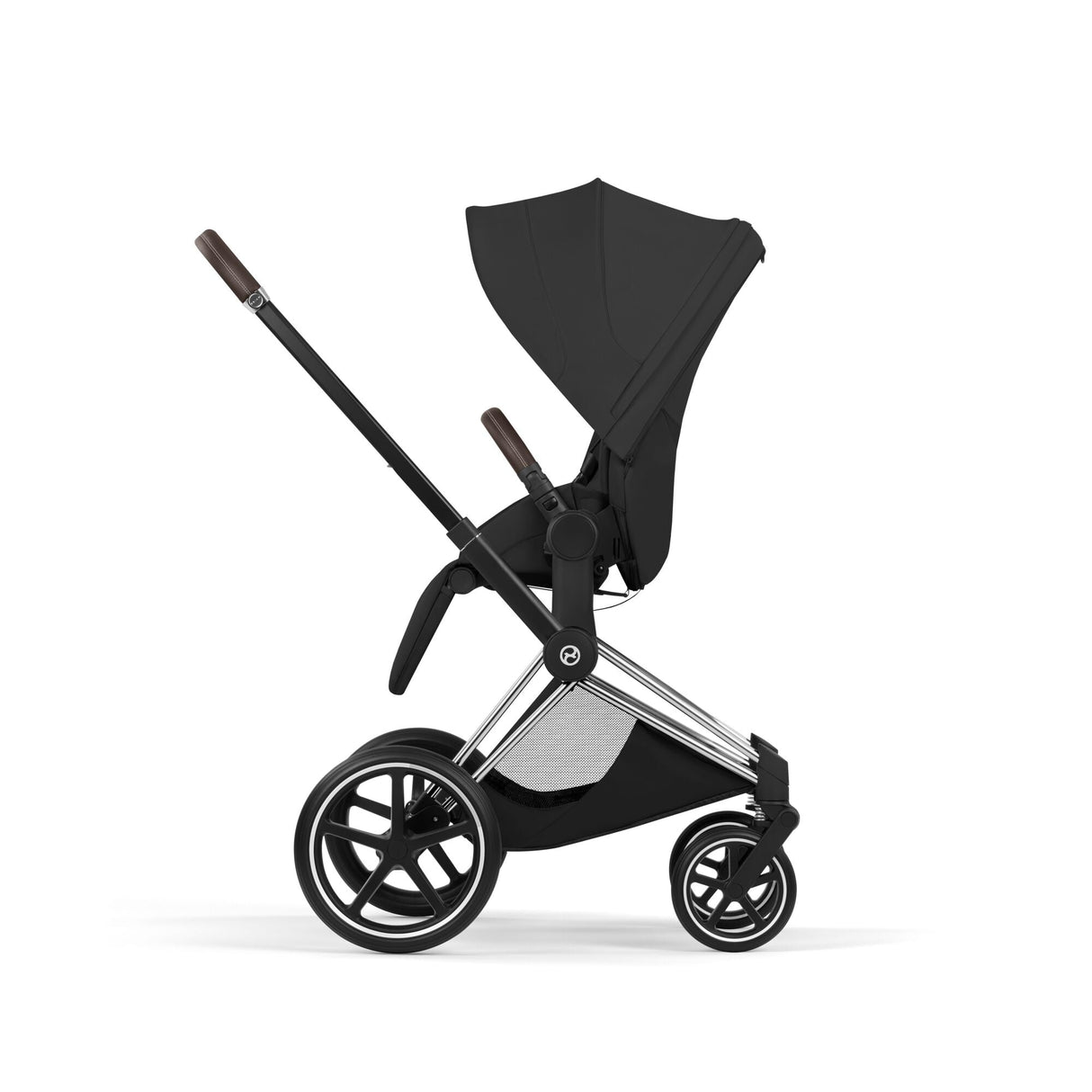 Cybex Priam Style Pushchair - Sepia Black with Chrome Brown Frame