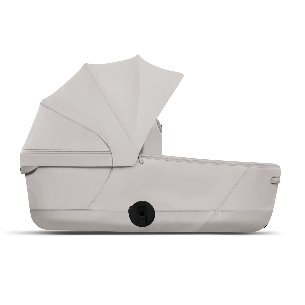 Cybex e-PRIAM Fold Cot Travel System Bundle - Style City Grey & Chrome Brown Frame