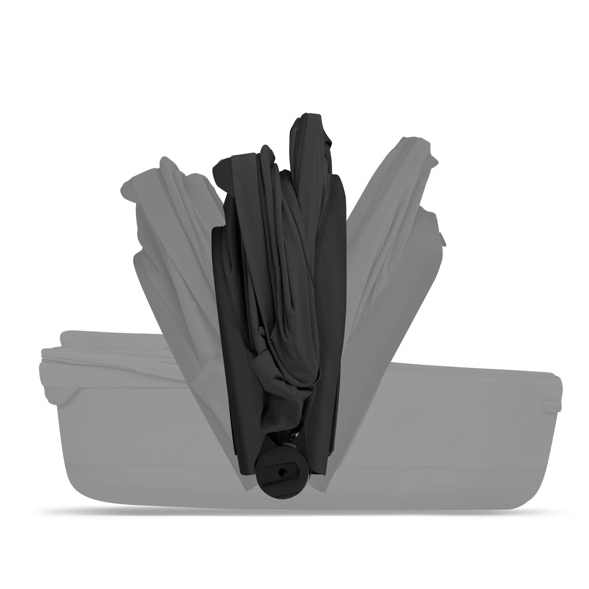 Cybex e-PRIAM Fold Cot Accessory Bundle - Style Sepia Black & Rose Gold Frame