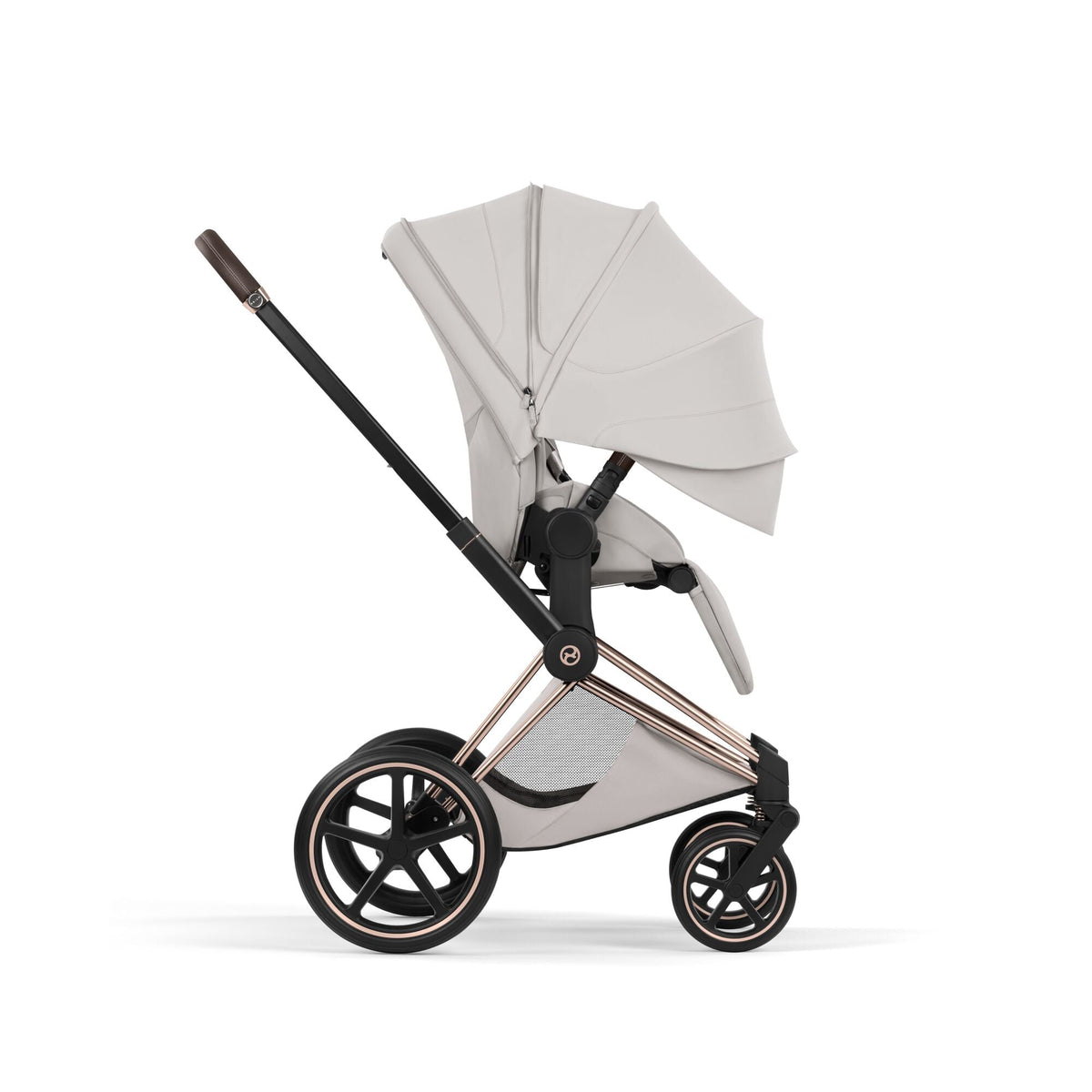 Cybex Priam Style Pushchair - City Grey with Rose Gold Frame