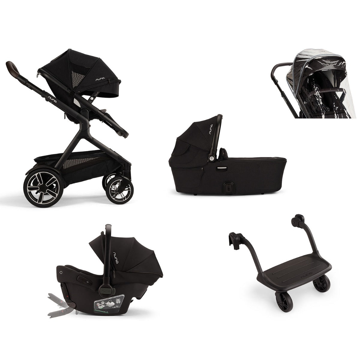 Nuna Demi Next + PIPA URBN Travel System Bundle - Caviar