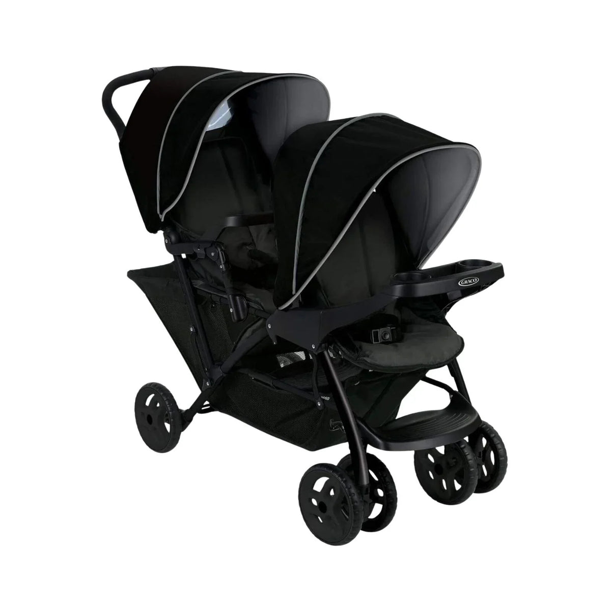 Graco Stadium Duo Tandem Stroller - Black/Grey