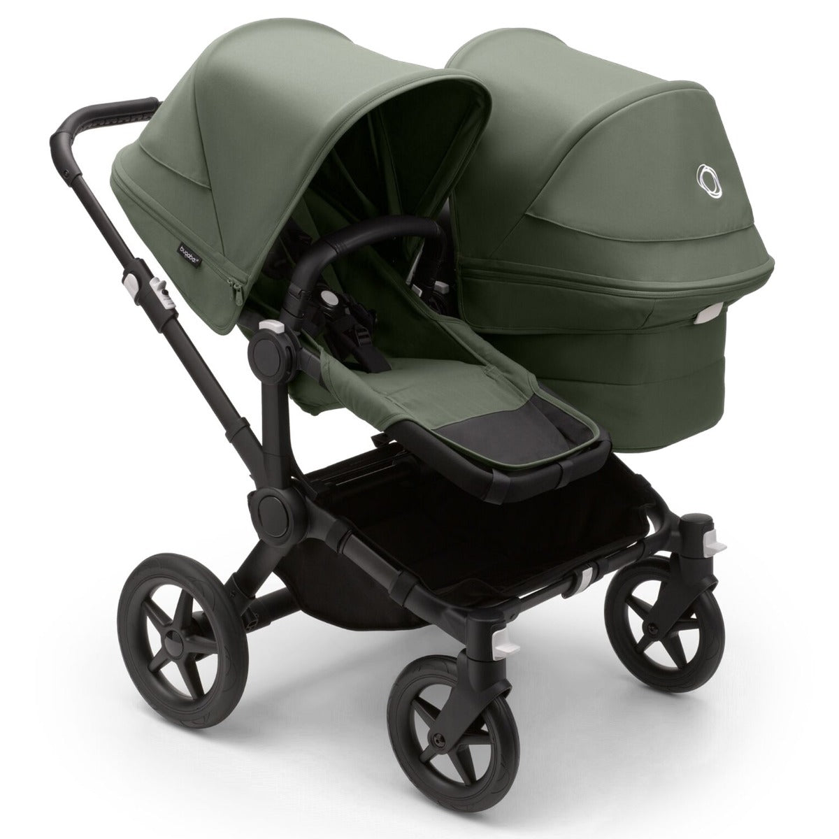 Bugaboo Donkey 5 Duo Essential Bundle - Forest Green