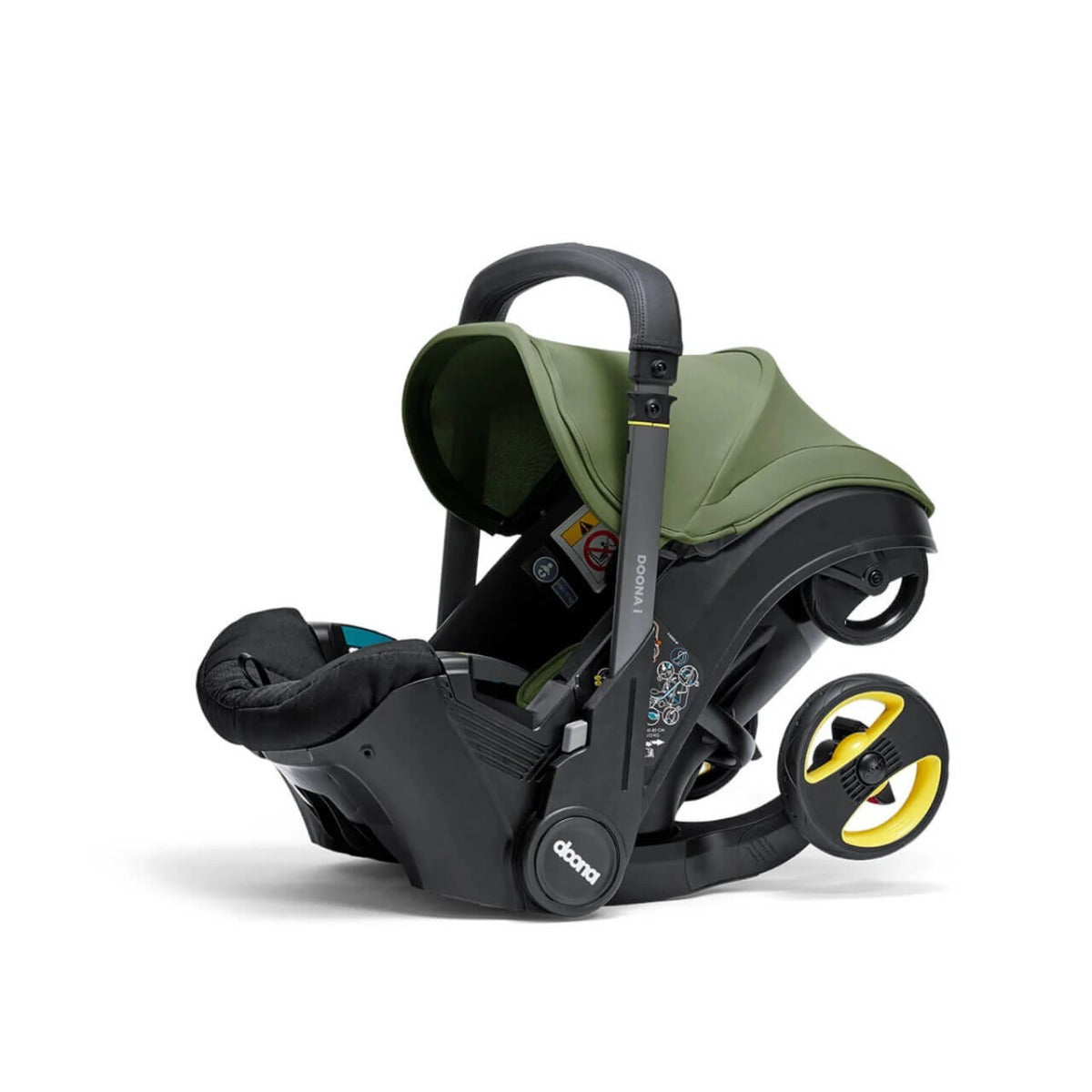 Doona i Infant Car Seat Stroller + IsoFix Base - Desert Green