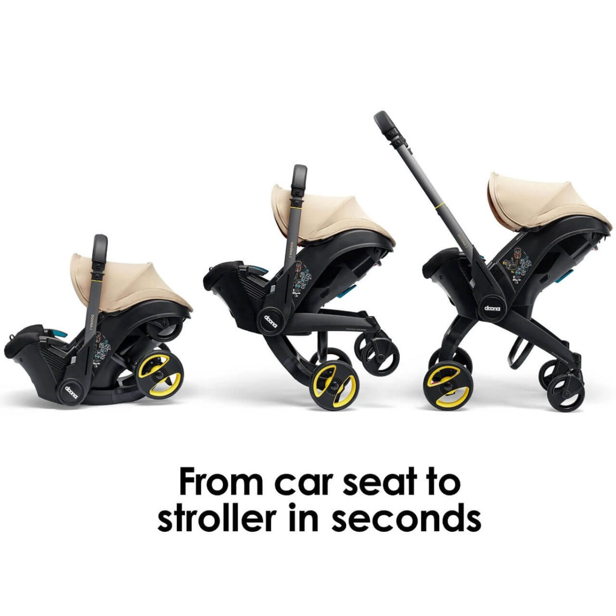 Doona i Infant Car Seat Stroller - Sahara Sand