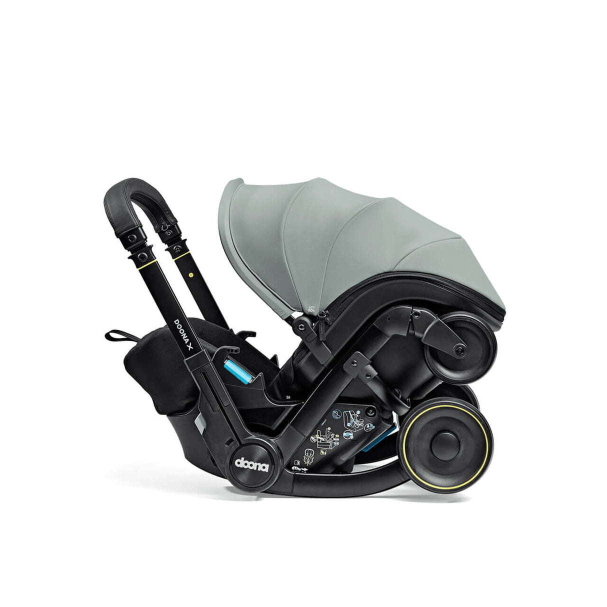Doona X Infant Car Seat Stroller + IsoFix Base - Dusty Sage