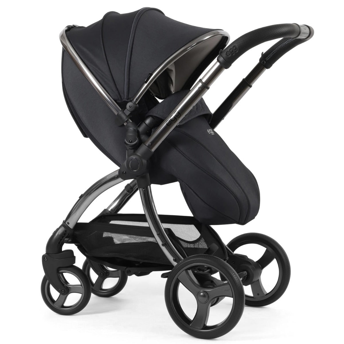 Egg 3 Ultimate Shell 360 Car Seat & Nursery Essentials Bundle - Carbonite