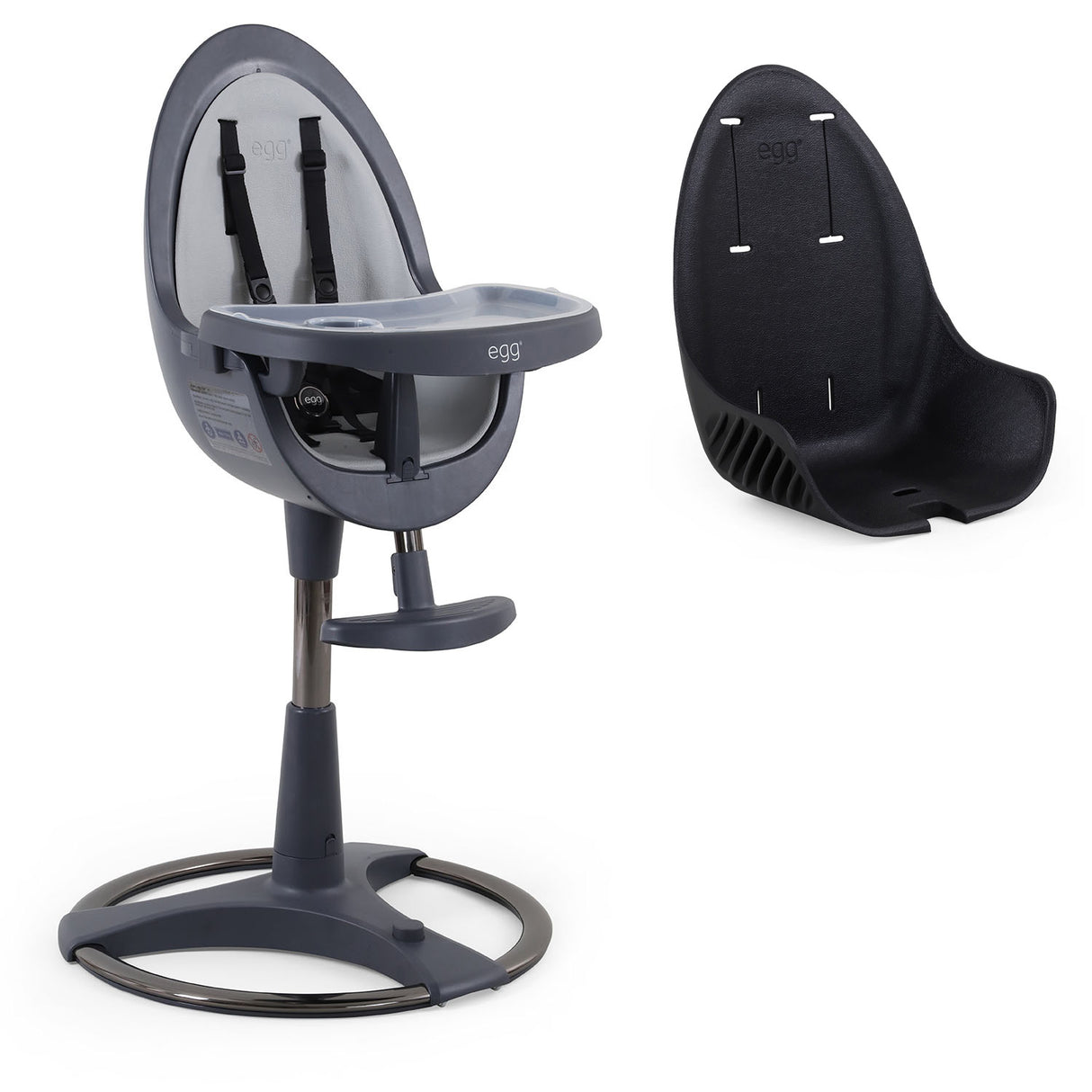 Egg Home Highchair - Grey