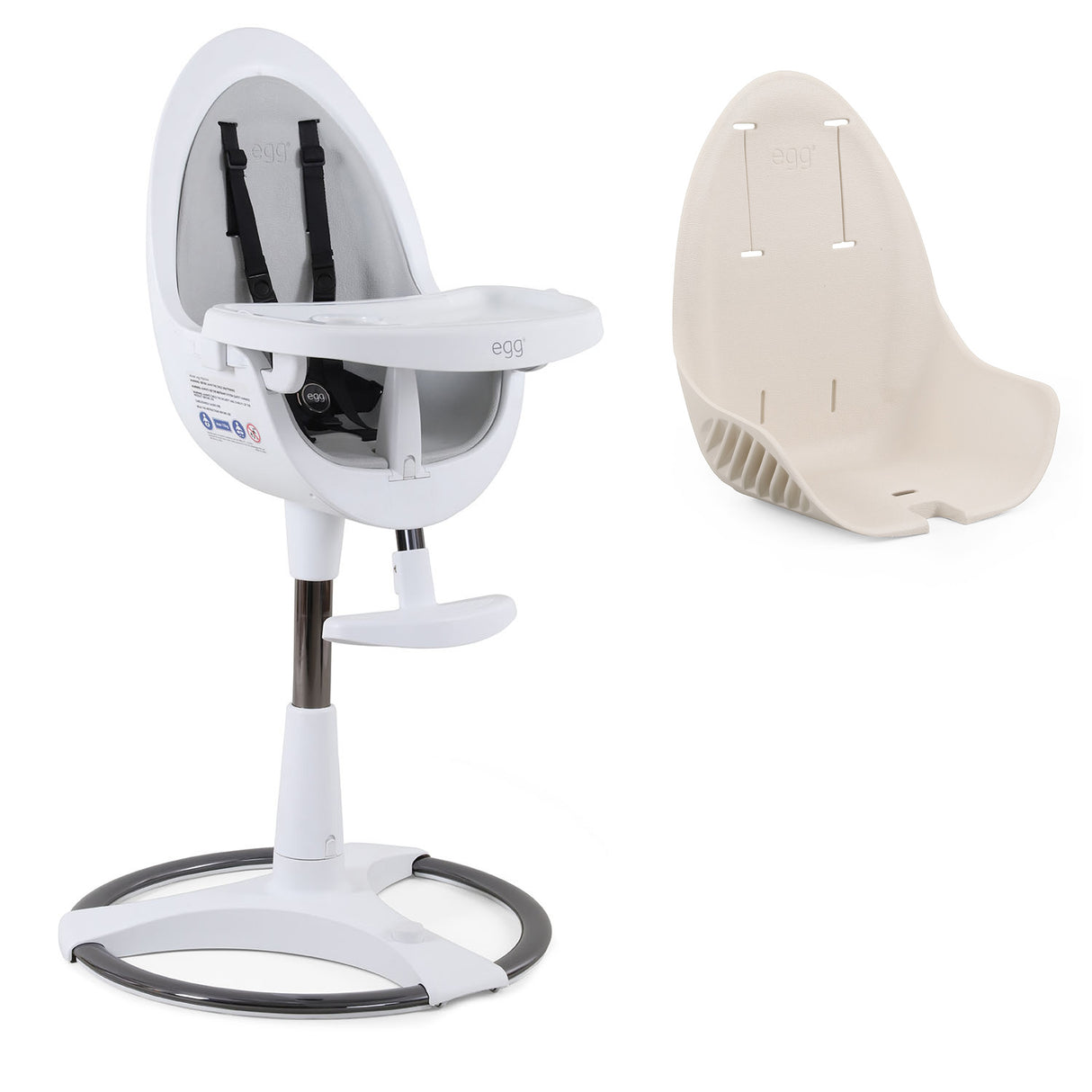 Egg Home Highchair - White