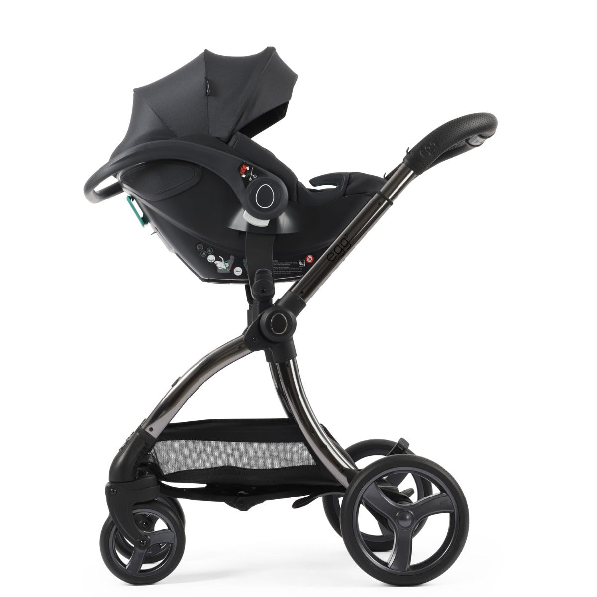 Egg 3 Luxury Shell i-Size Travel System Bundle - Carbonite