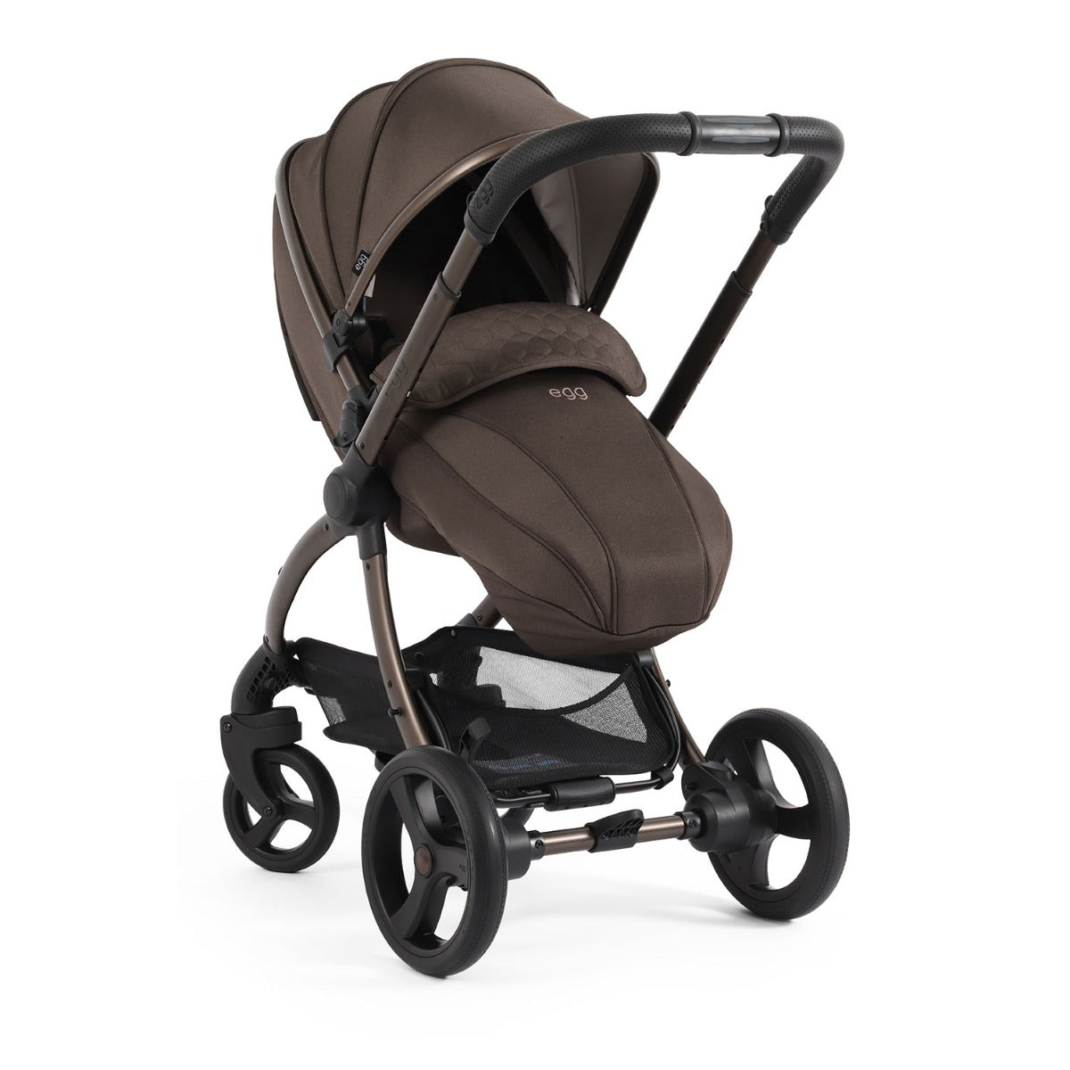 Egg 3 Ultimate Shell 360 Car Seat & Nursery Essentials Bundle - Chocolate Velvet