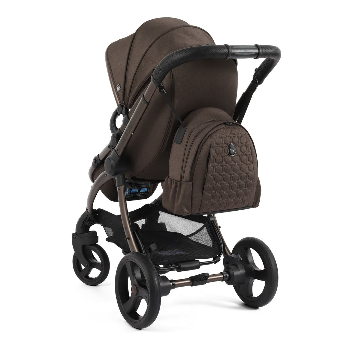 Egg 3 Ultimate Shell 360 Car Seat & Nursery Essentials Bundle - Chocolate Velvet