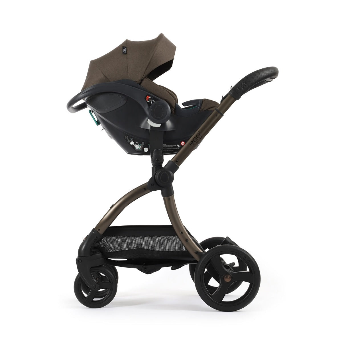 Egg 3 Luxury Shell i-Size Travel System Bundle - Chocolate Velvet