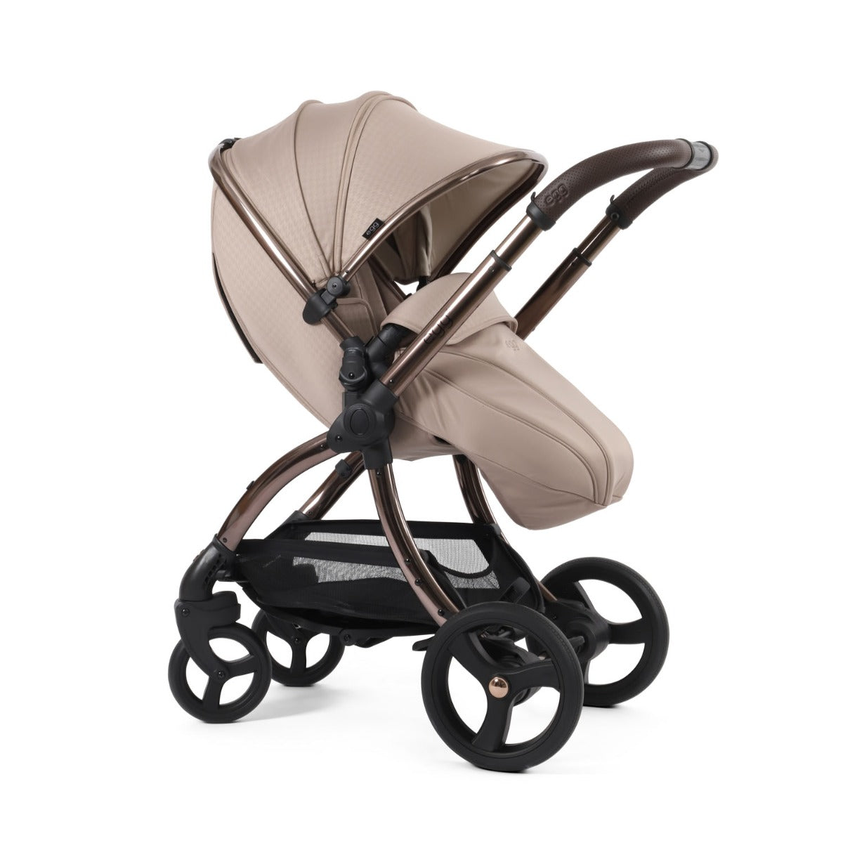 Egg 3 Luxury Maxi-Cosi Cabriofix i-Size Special Edition Travel System Bundle - Houndstooth Almond
