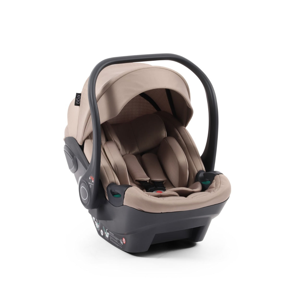 Egg 3 Luxury Shell i-Size Special Edition Travel System Bundle - Houndstooth Almond
