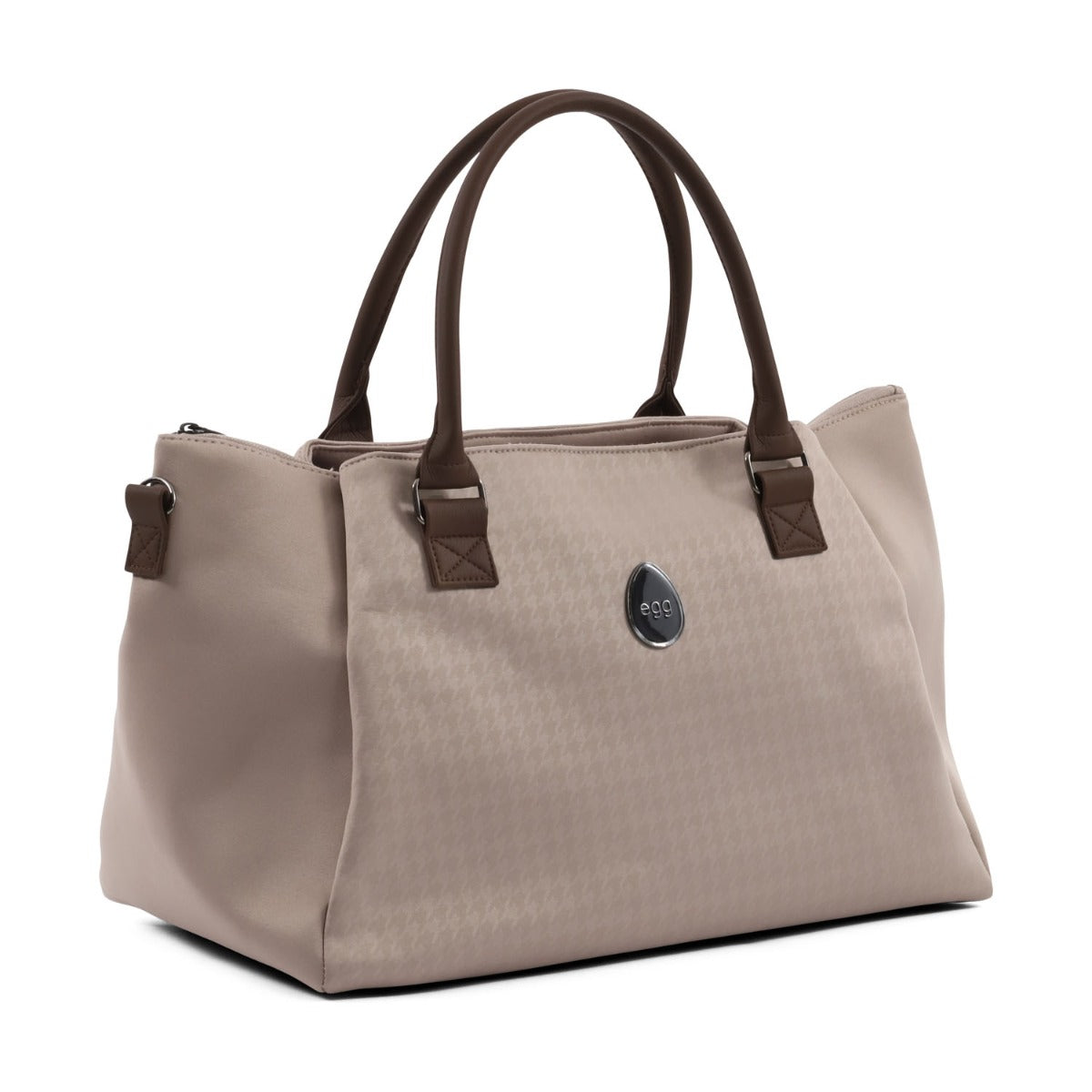 Egg 3 Overnight Bag Special Edition - Houndstooth Almond