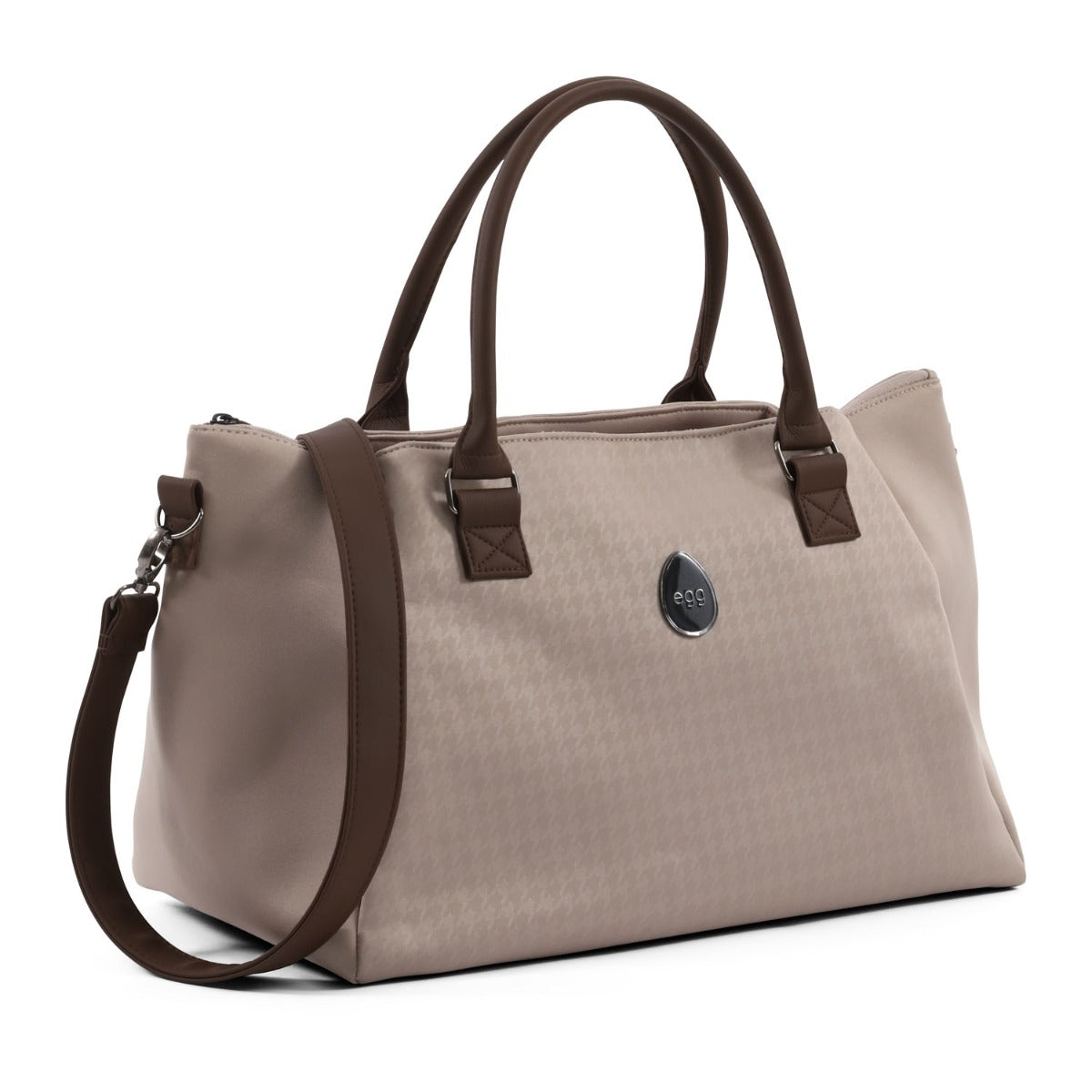 Egg 3 Overnight Bag Special Edition - Houndstooth Almond