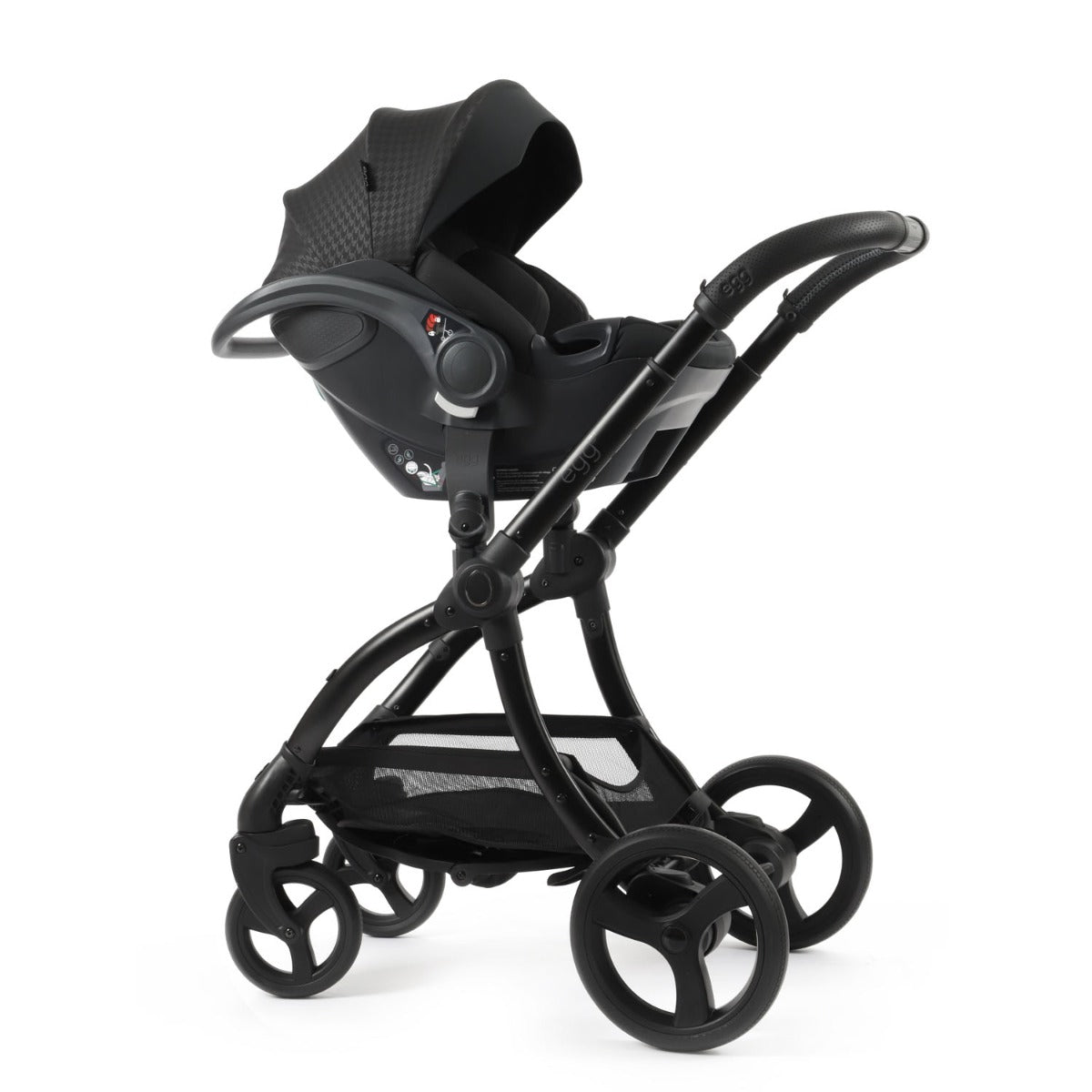 Egg 3 Luxury Shell i-Size Special Edition Travel System Bundle - Houndstooth Black