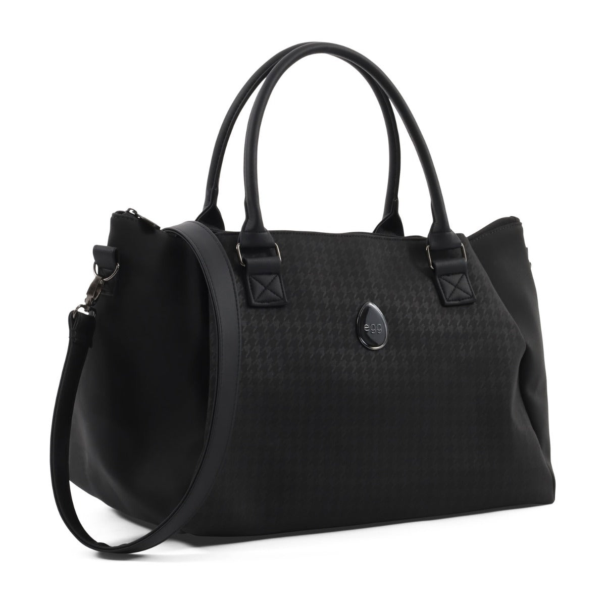 Egg 3 Overnight Bag Special Edition - Houndstooth Black