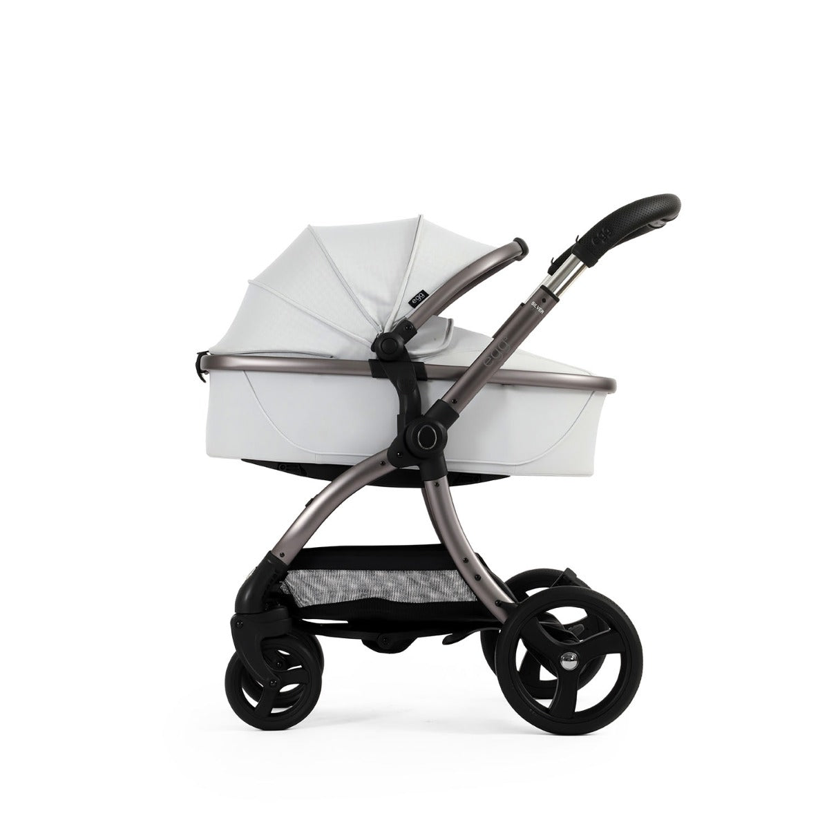 Egg 3 Luxury Shell i-Size Special Edition Travel System Bundle - Houndstooth Silver
