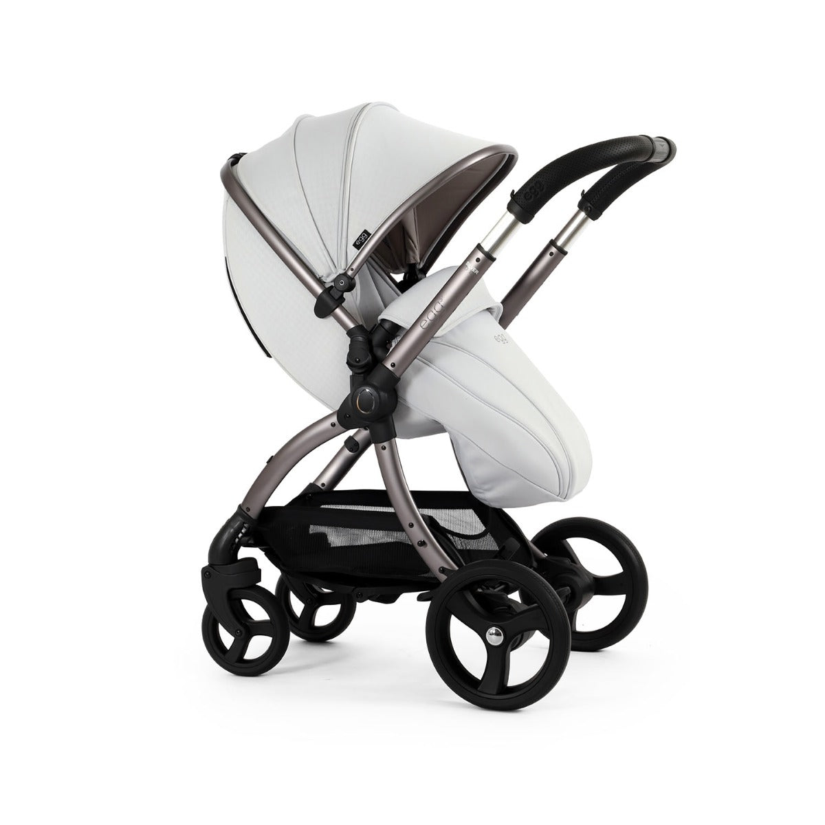 Egg 3 Luxury Cybex Cloud T i-Size Special Edition Travel System Bundle - Houndstooth Silver