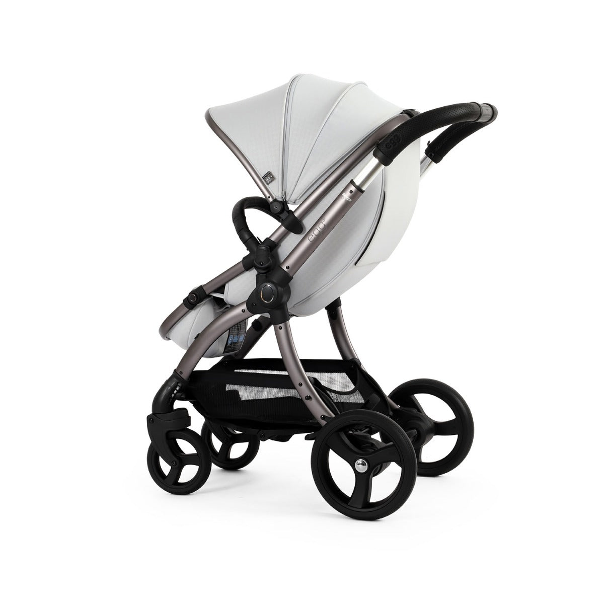 Egg 3 Luxury Shell i-Size Special Edition Travel System Bundle - Houndstooth Silver