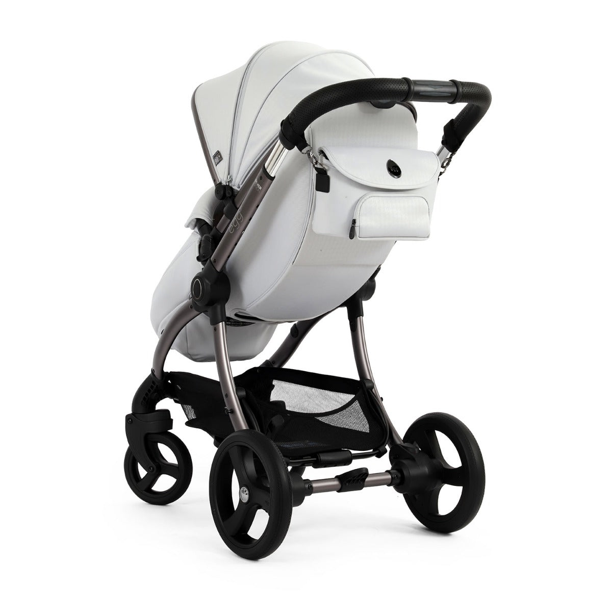 Egg 3 Luxury Shell i-Size Special Edition Travel System Bundle - Houndstooth Silver