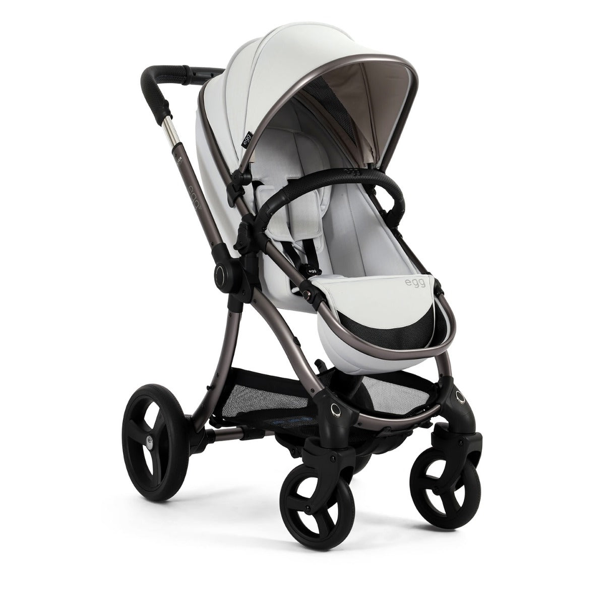 Egg 3 Luxury Cybex Cloud T i-Size Special Edition Travel System Bundle - Houndstooth Silver