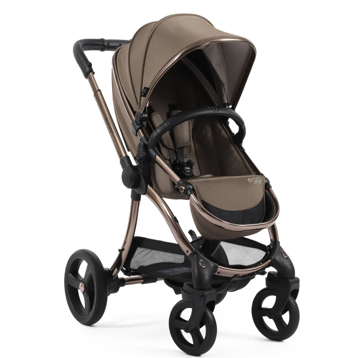 Egg 3 Ultimate Shell 360 Car Seat & Nursery Essentials Bundle - Mink