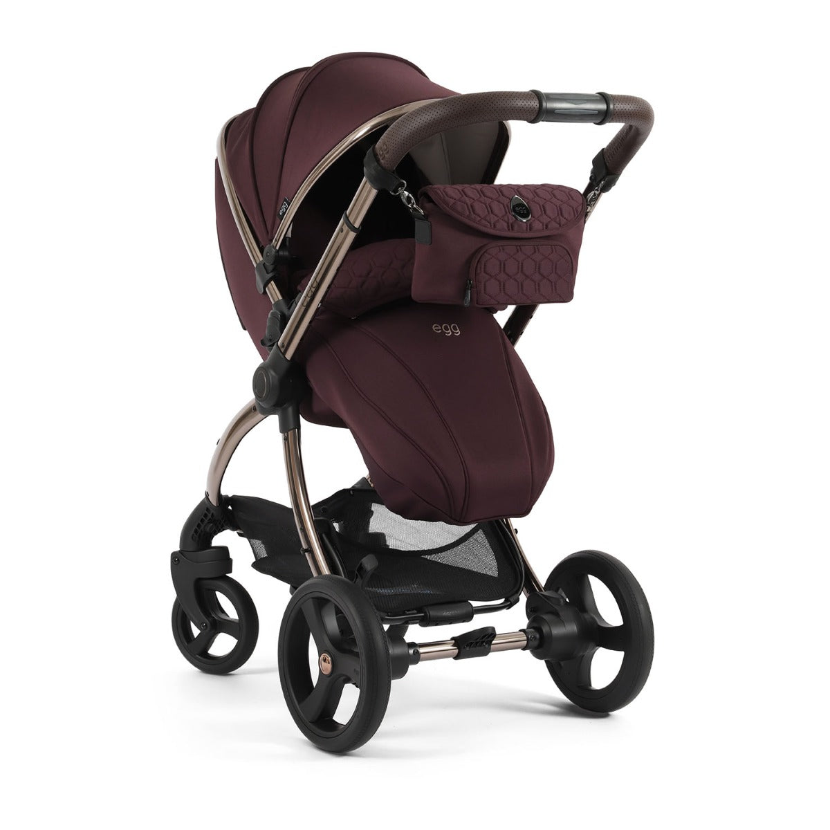 Egg 3 Luxury Shell i-Size Travel System Bundle - Mulberry