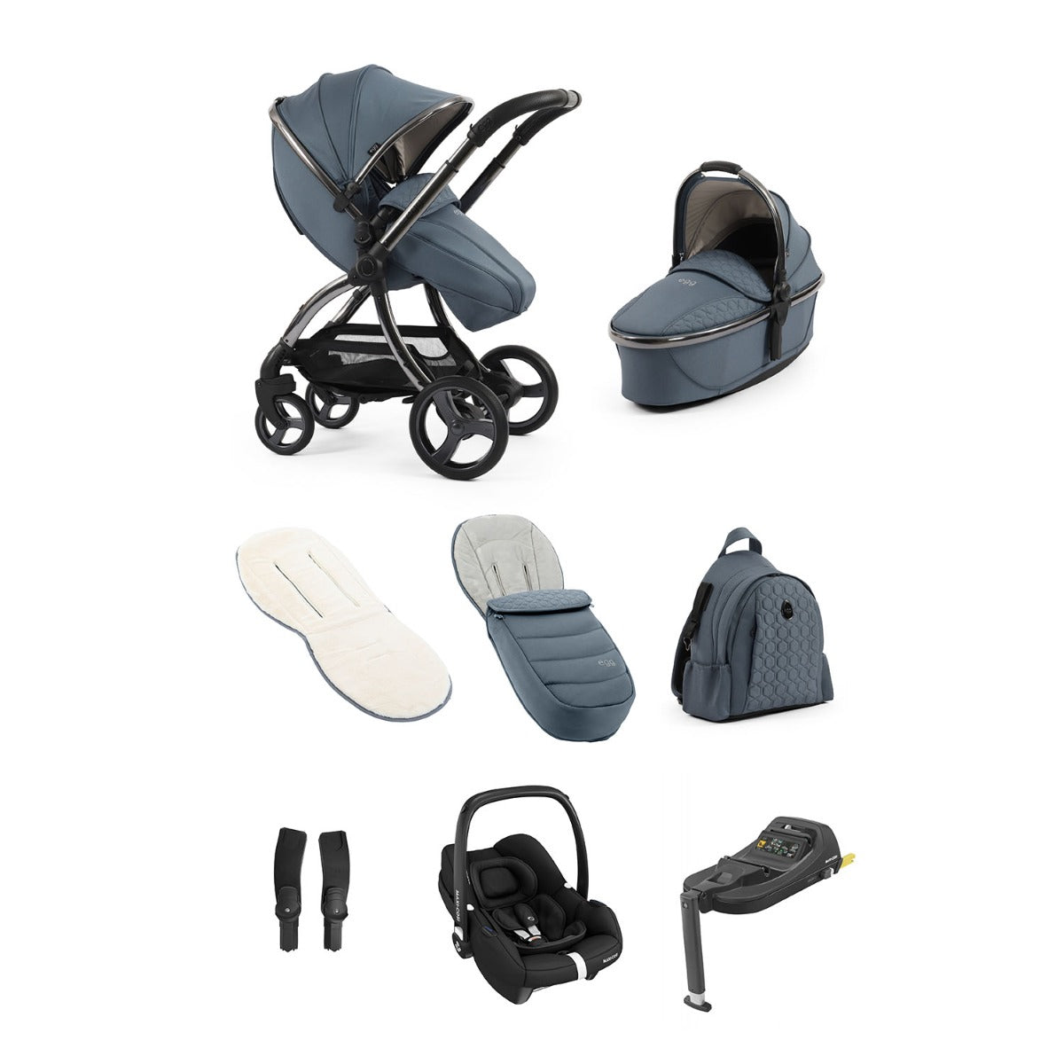 Egg 3 Luxury Maxi-Cosi Cabriofix i-Size Travel System Bundle - Topaz