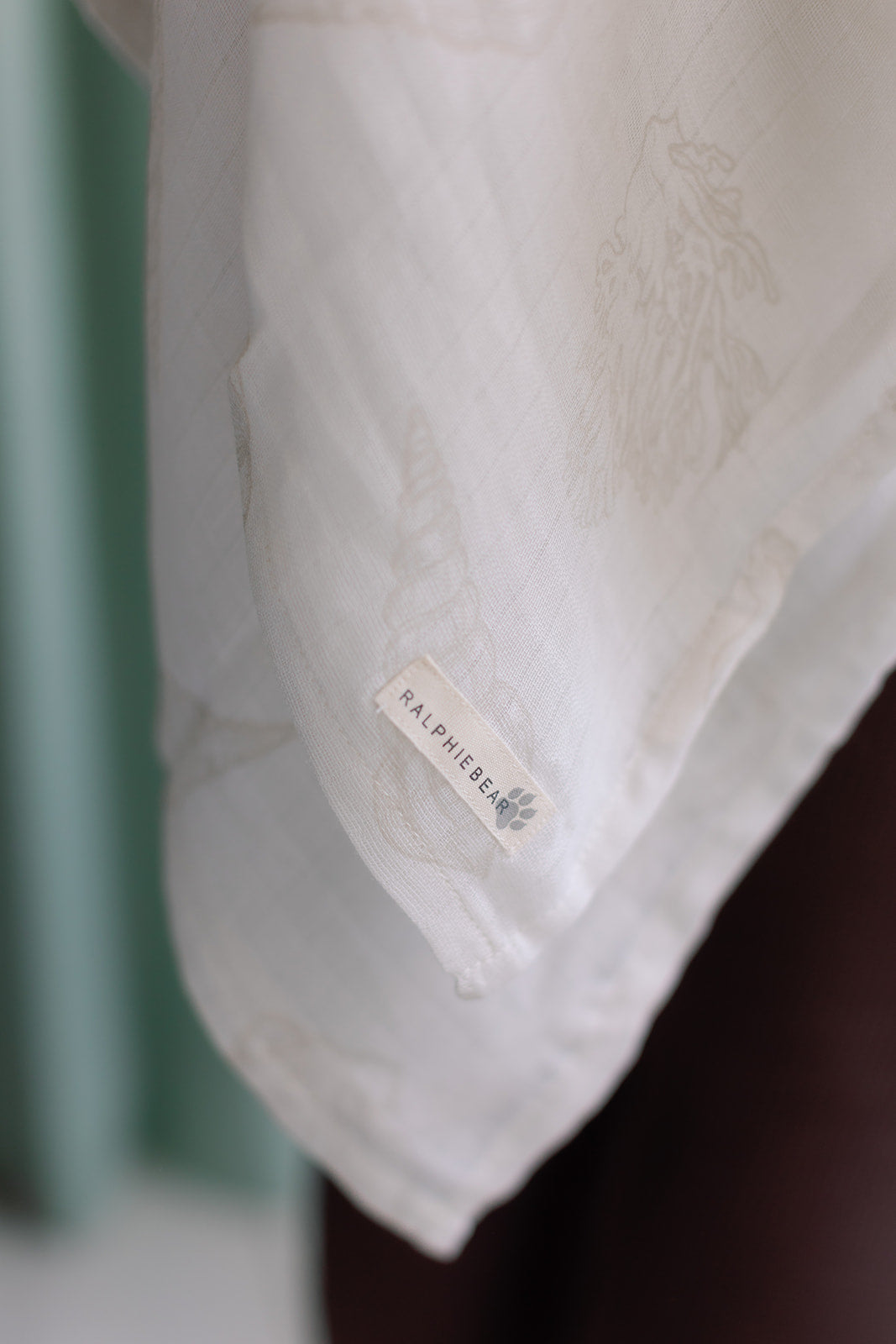Seashell Large Swaddle Muslin