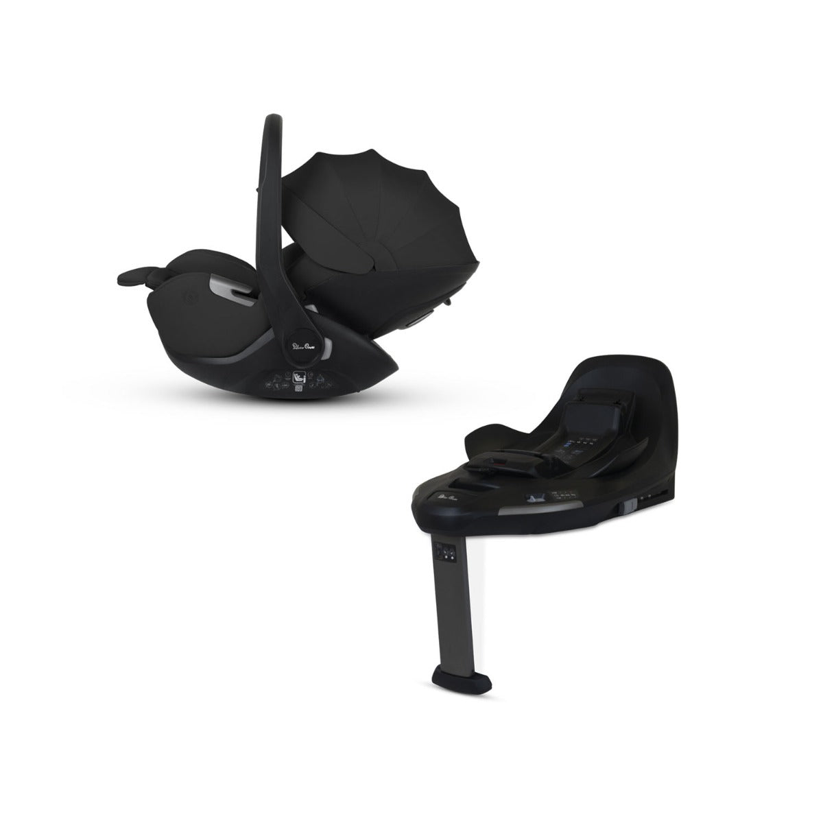 Silver Cross Glide Plus 360 Infant Car Seat & Base Plus 360 - Iconic Black