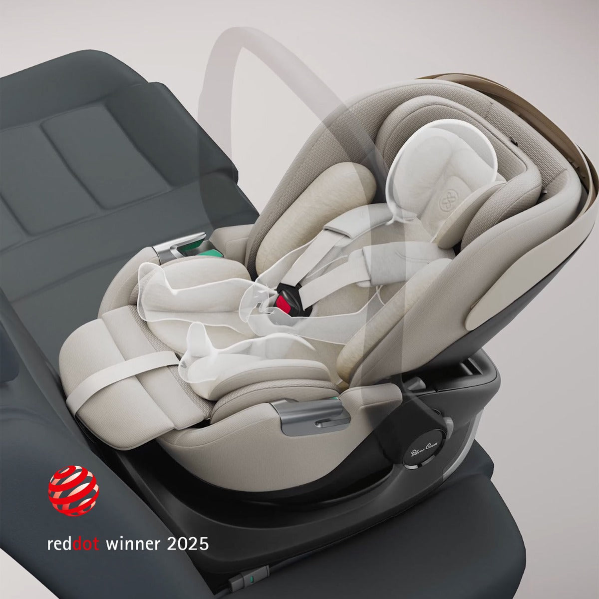 Silver Cross Glide Plus 360 Infant Car Seat & Base Plus 360 - Iconic Black