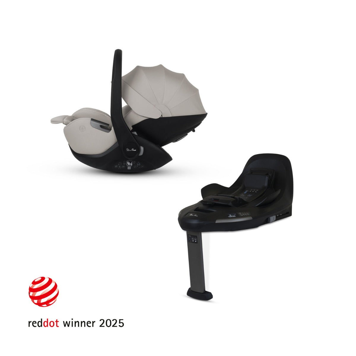 Silver Cross Glide Plus 360 Infant Car Seat & Base Plus 360 - Natural Taupe