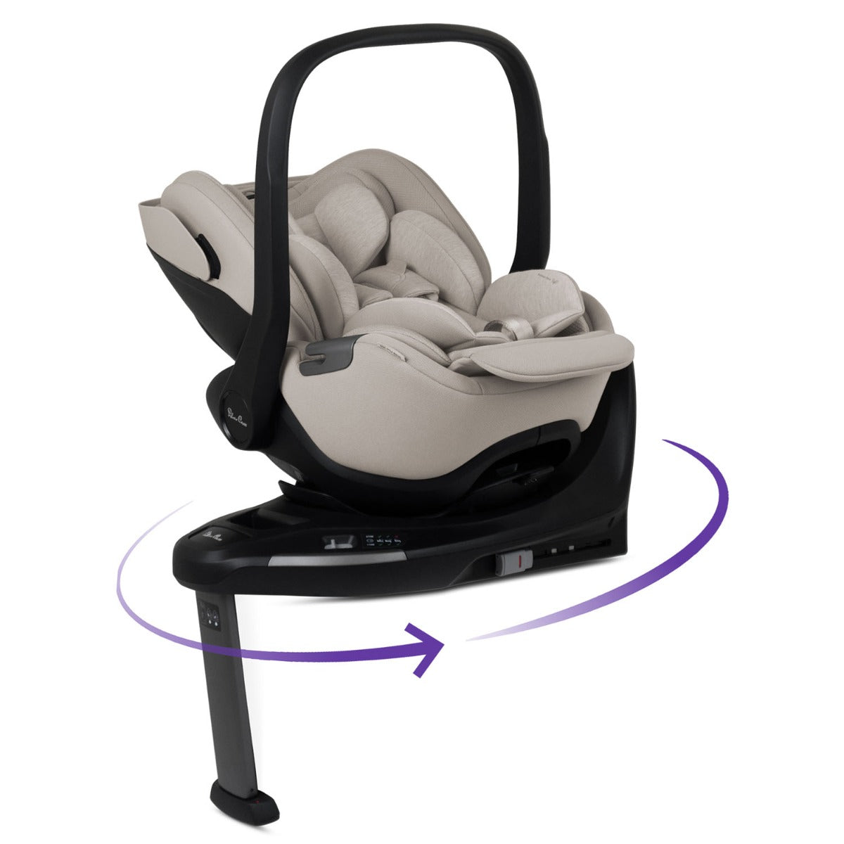 Silver Cross Glide Plus 360 Infant Car Seat & Base Plus 360 - Natural Taupe