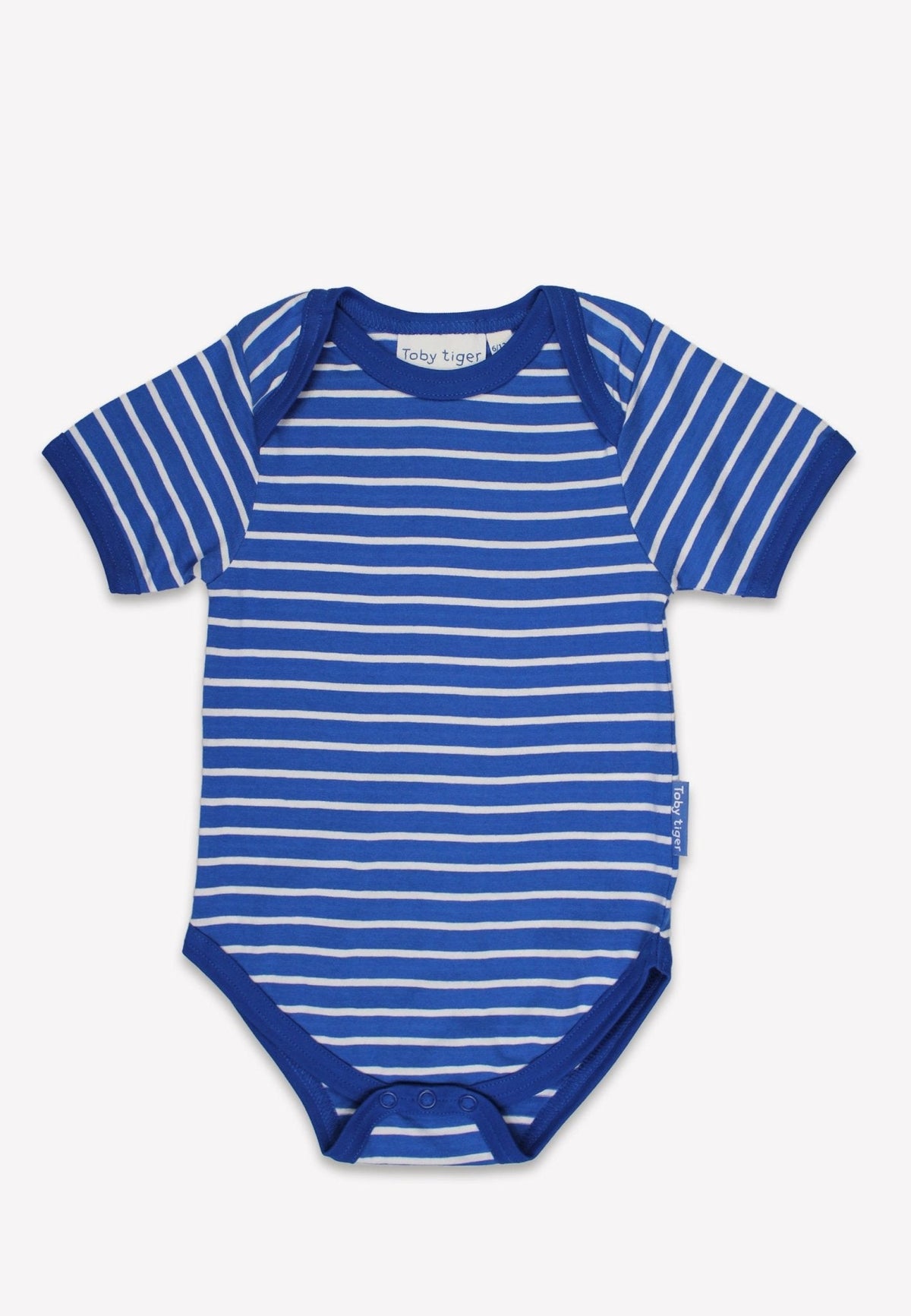 Toby Tiger Organic Whale Waves Print Baby Gift Set