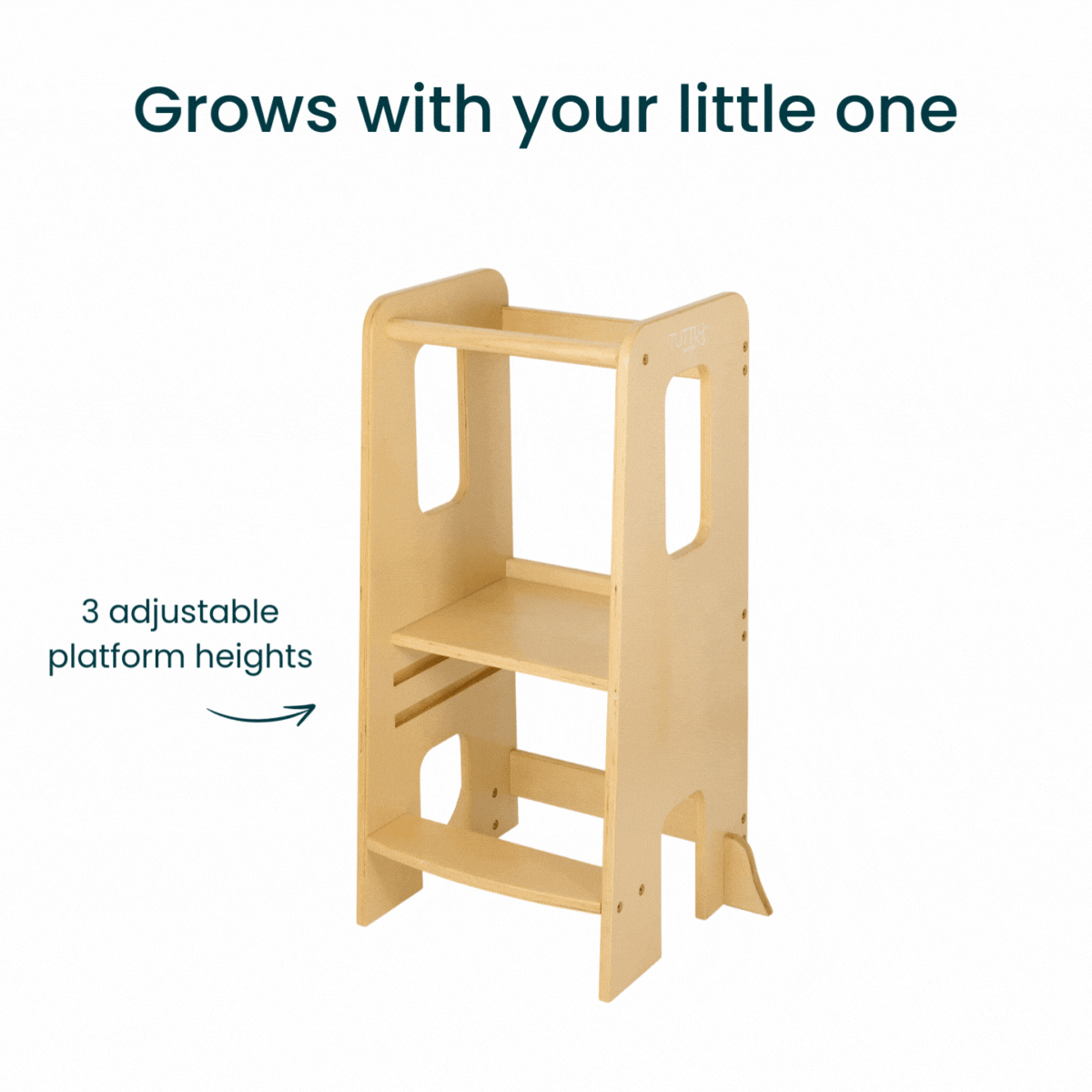 Tutti Bambini Helping Hands Montessori Toddler Learning Tower - Natural