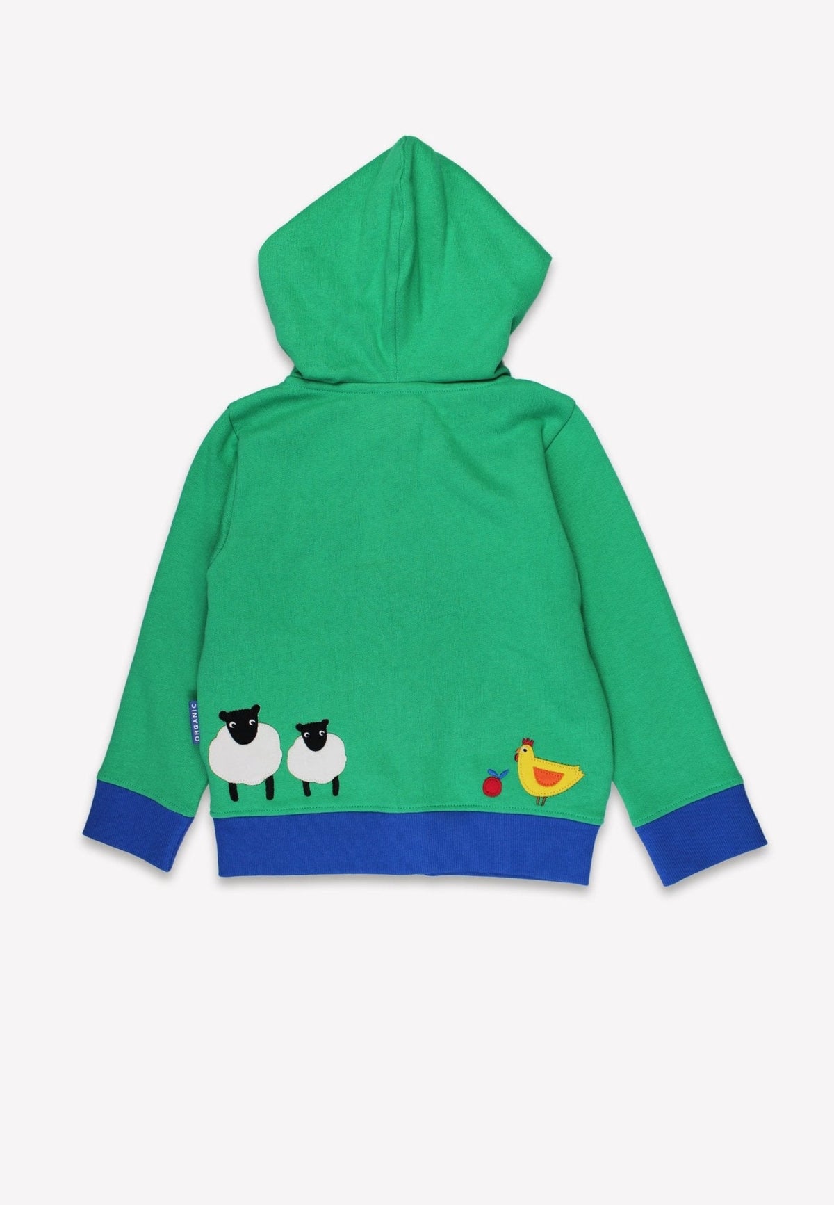 Toby Tiger Organic Hillside Applique Hoodie