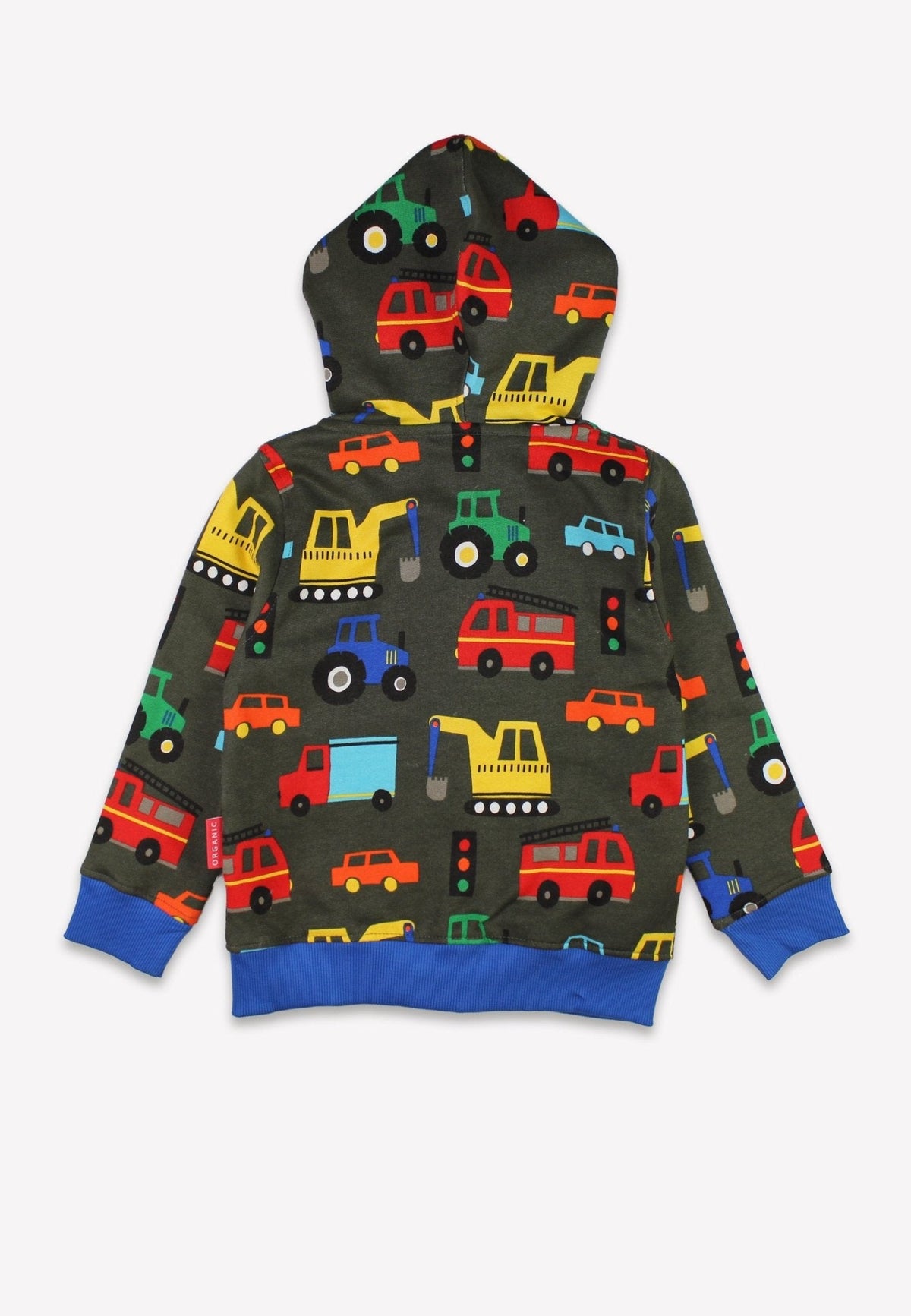 Toby Tiger Organic Transport Print Hoodie